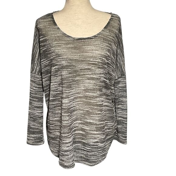 Olive & Oak Charcoal Long Sleeve Top - Picture 3 of 10